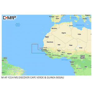 C-MAP Discover Cabo Verde and Guinea Bissau