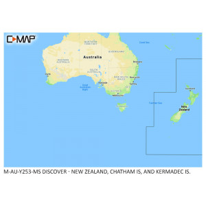 C-MAP DISCOVER New Zealand, Chatham, Kermadec