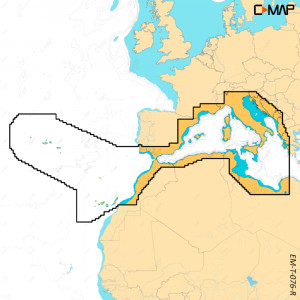 C-MAP REVEAL™ X West Mediterranean, Azores and Canaries