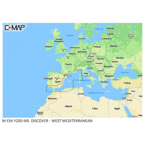 C-MAP Discover West Mediterranean