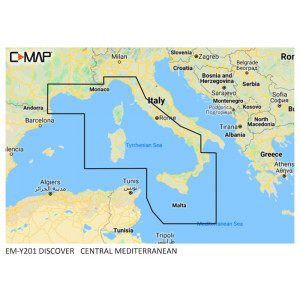 C-MAP Discover Central Mediterranean