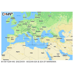 C-MAP DISCOVER Aegean Sea and Sea of Marmara