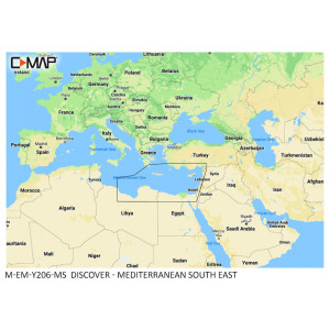 C-MAP DISCOVER Mediterranean South East