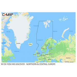 C-MAP DISCOVER Northern and Central Europe