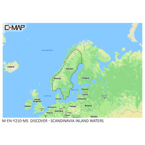 C-MAP DISCOVER Scandinavia Inland Waters