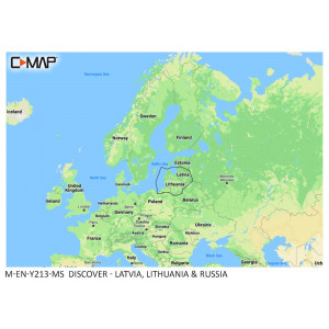 C-MAP DISCOVER Latvia, Lithuania and Russia