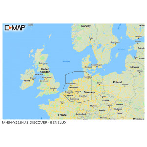 C-MAP DISCOVER Benelux Inland & Coastal