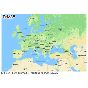 C-MAP DISCOVER Central Europe Inland