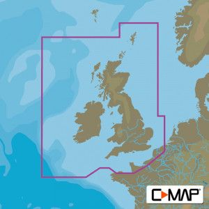 C-Map MAX UK and Ireland Chart 