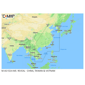 C-MAP REVEAL China, Taiwan and Vietnam