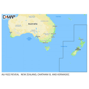 C-MAP REVEAL New Zealand, Chatham and Kermadec Islands