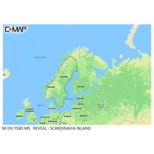 C-MAP REVEAL Scandinavia Inland