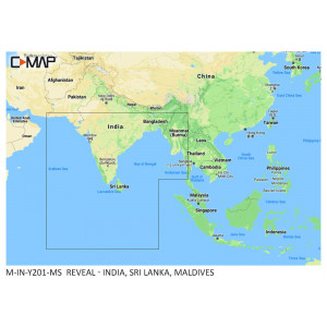 C-MAP REVEAL India, Sri Lanka & Maldives