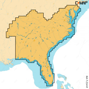 C-MAP REVEAL™ X US Lakes: Southeast