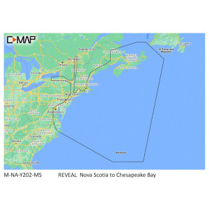 C-MAP REVEAL Nova Scotia to Chesapeake Bay