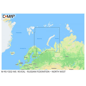 C-MAP REVEAL Russian Federation North West