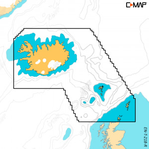 C-MAP REVEAL™ X Iceland, Faroe, Shetland and Orkney Islands