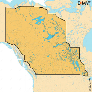 C-MAP REVEAL™ X Canada Lakes: West